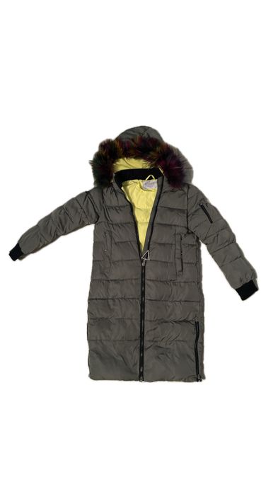 Детский пуховик цвета Хакки