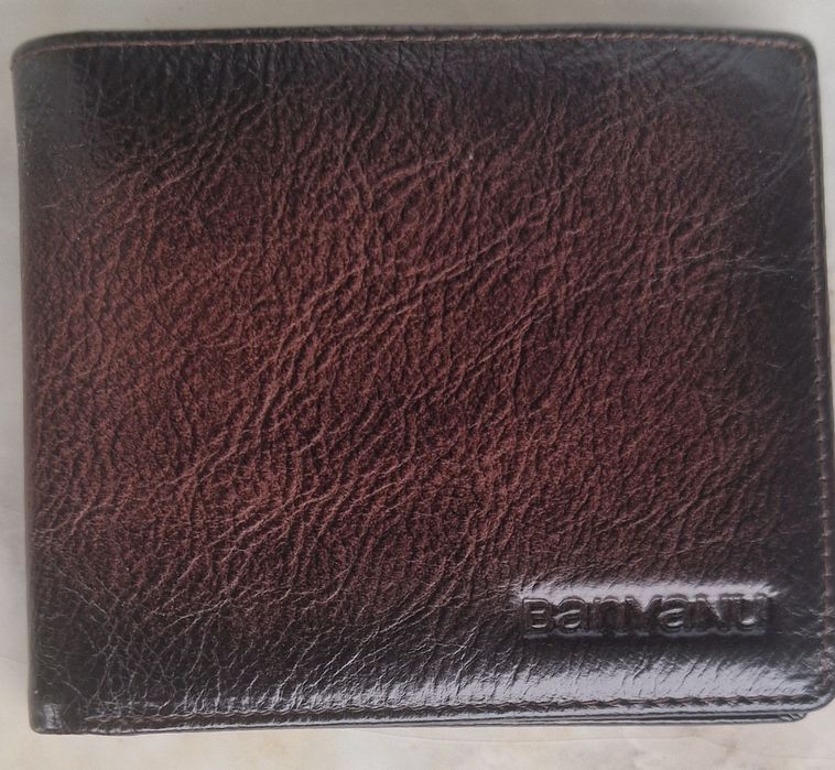 Мъжки портфейл-естествена кожа