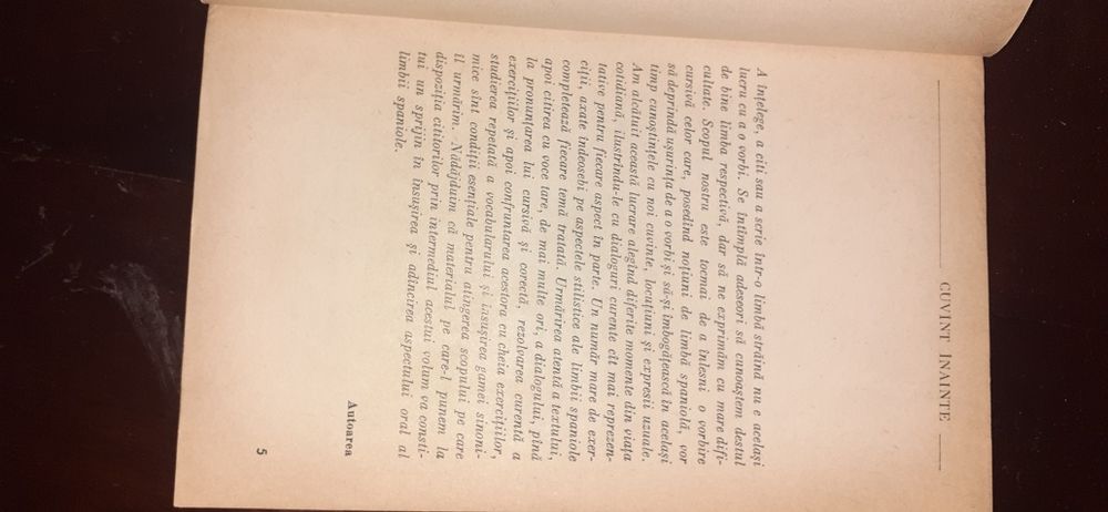 Curs limba spaniolă (1965) - Să vorbim spaniolă - Mapă cu 6 Discuri Vinil Electrecord, stare f. buna