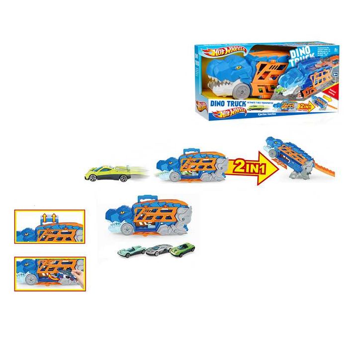 Автовоз Дино с метални колички