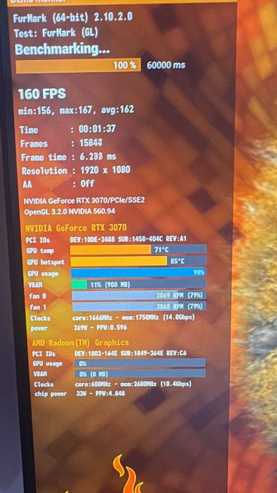 Placa video gigabyte 3070