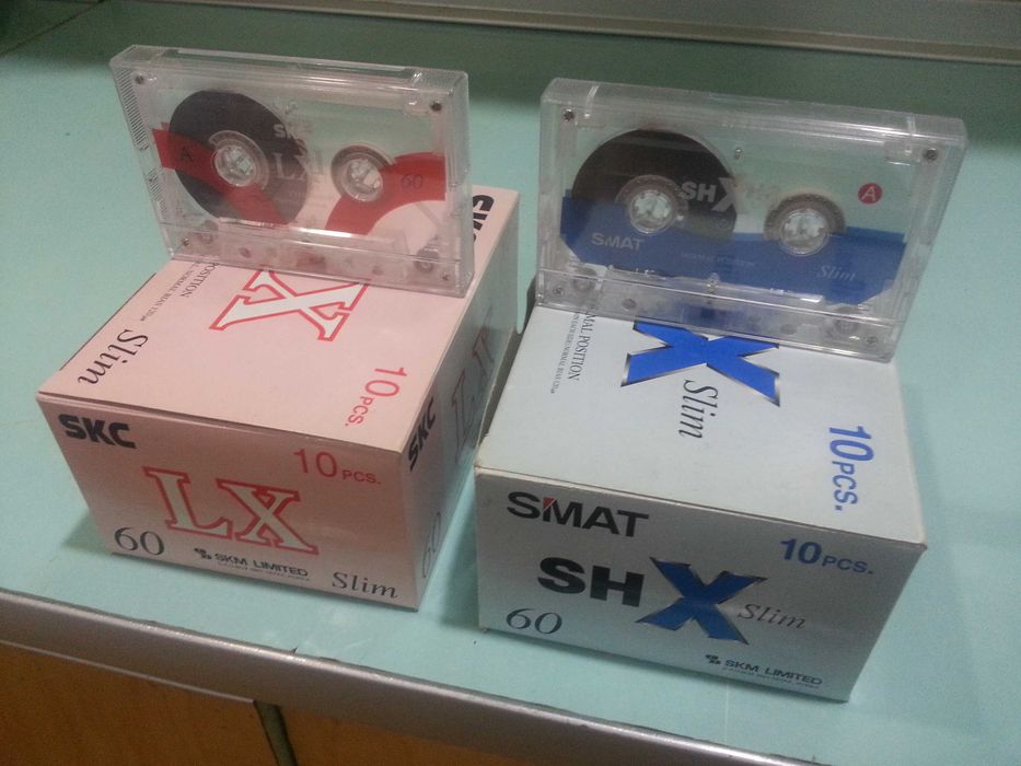 SKC и SMAT новые аудио кассеты продается made in korea. цена за 1шт.