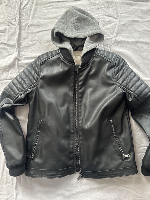 Кожаная (эко) куртка H&M