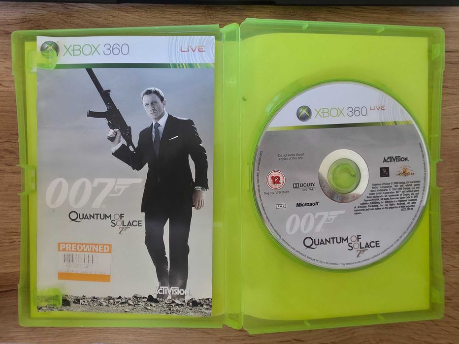 007: Quantum of Solace за Xbox 360 | Книжка | Тествана и работи отлично