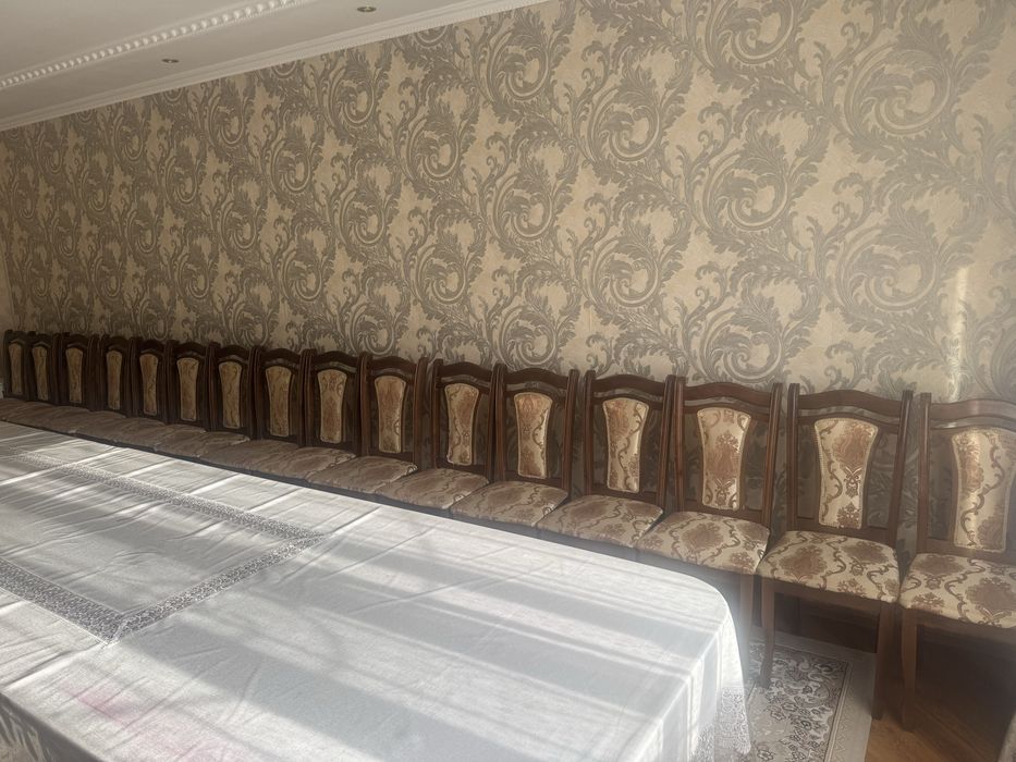 Стол 6метр 24 стуля