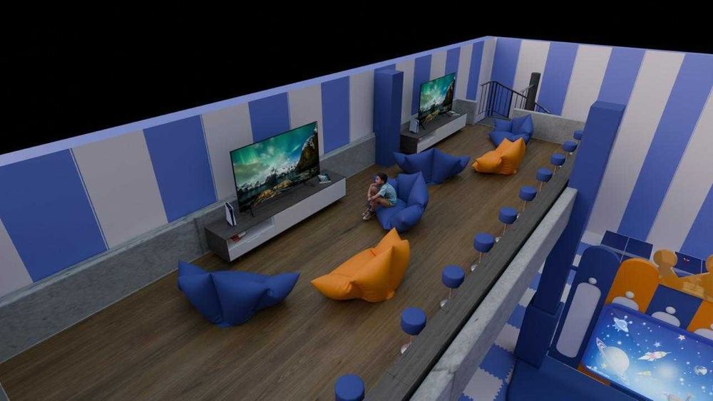 Детский лабиринт, детский игровой парк.