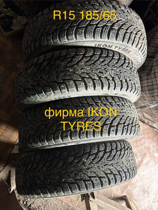 Продам зимние шины с шипами на 15