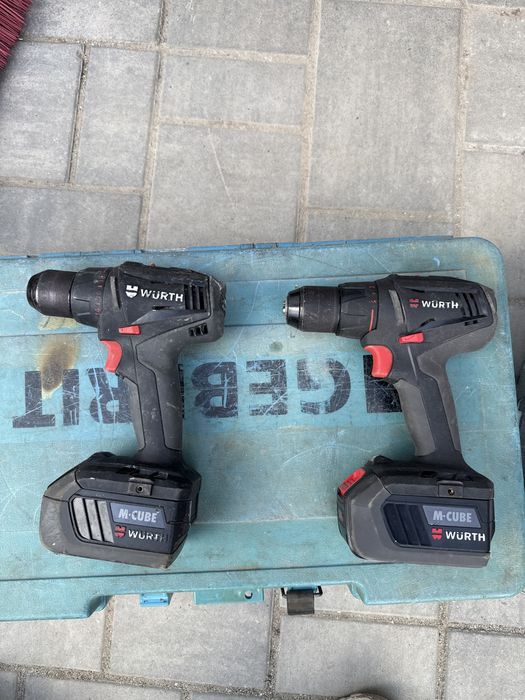 Vind doua filetante wurth brusheles cu acumulatori inclusi