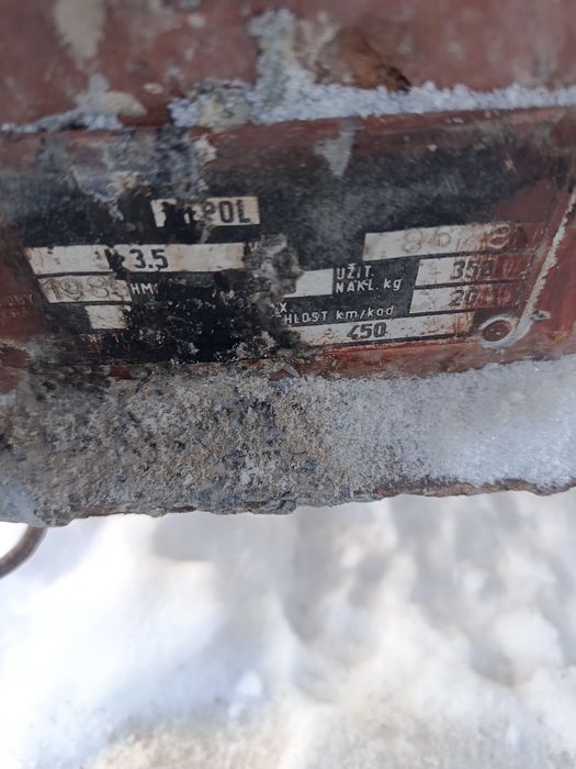 Remorca motocultor 350kg