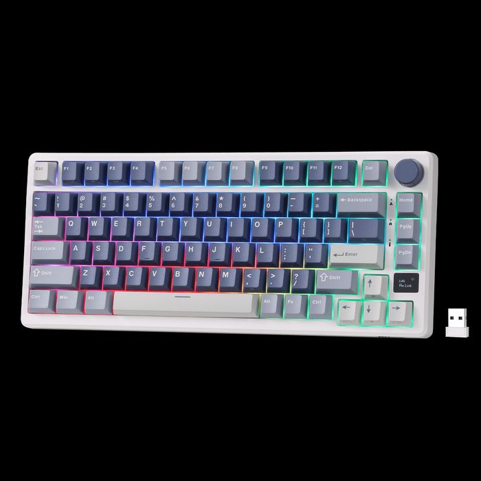 Tastatură Mecanică Gaming Wireless RK Royal Kludge M75 RGB (Nouă, Gasket Mount)