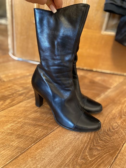 Осенние кожаные полусапожки