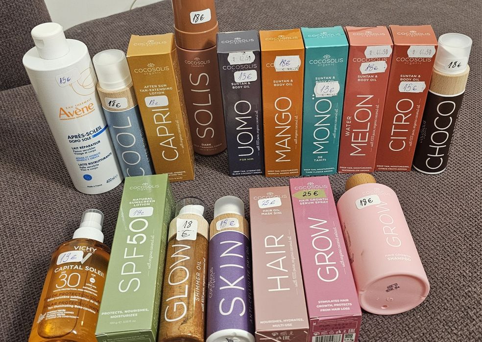 Cocosolis Choco, Hair, Grow различни видове за коса и тяло