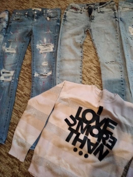 Красиви дънки н.146-152 само за 8лв.всичко