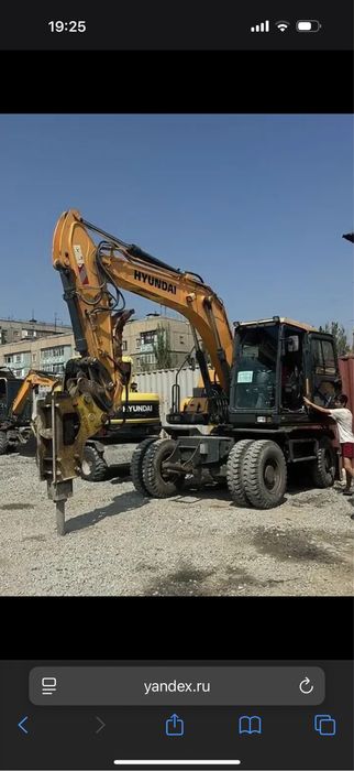 Hyundai 145 ekskavator arendaga beriladi gidramolot,2016 yil texnika