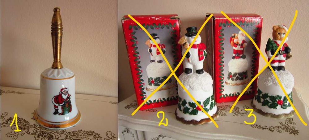 clopot clopotel Craciun pt masa festiva Bavaria Germany