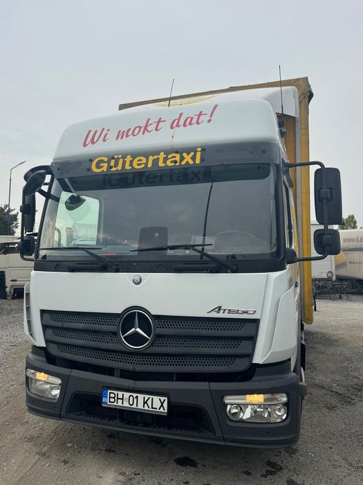Vand mercedes Atego 818 euro 6 cabina dubla prelata lift perne variante