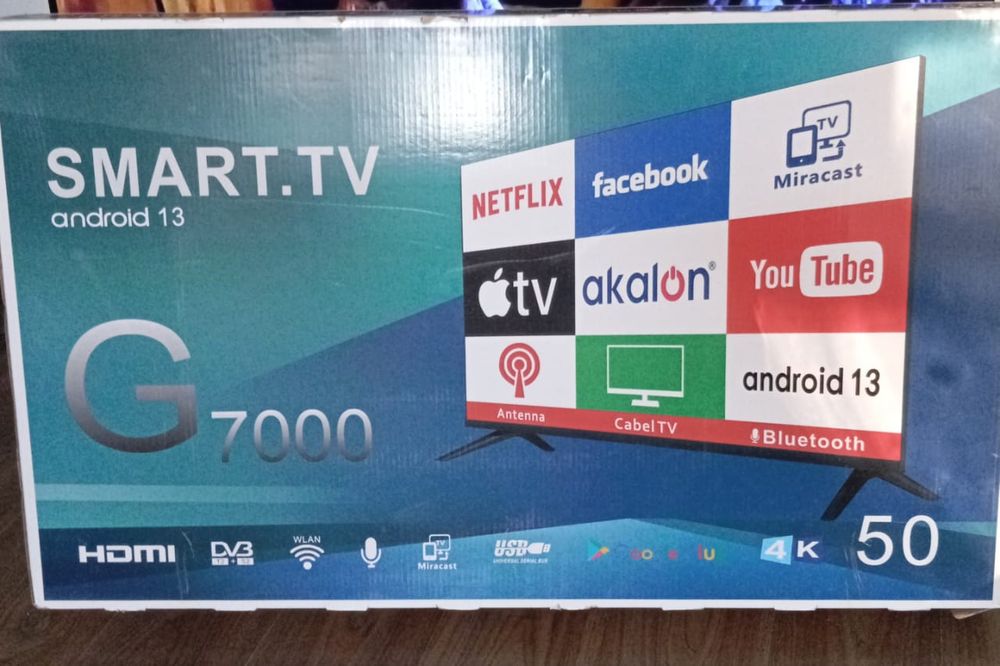 Телевизор  LG 50 дюймов, Smart , Андроид 13, на гарантии