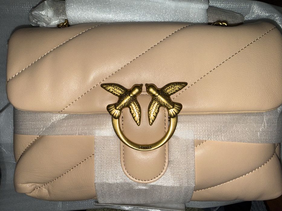 Чанта Pinko *Нова* Естествена кожа