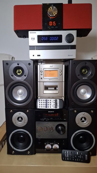 Combina audio combina muzicala microsistem vumetre bluetooth