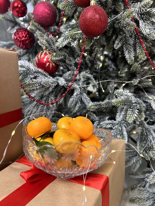 Свечи-мандарины боксы