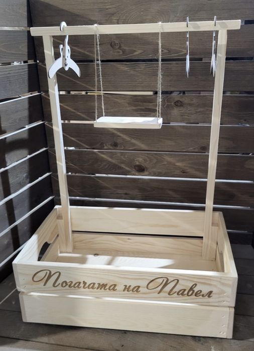 Бебешко гардеробче за изписване, кръщене, погача