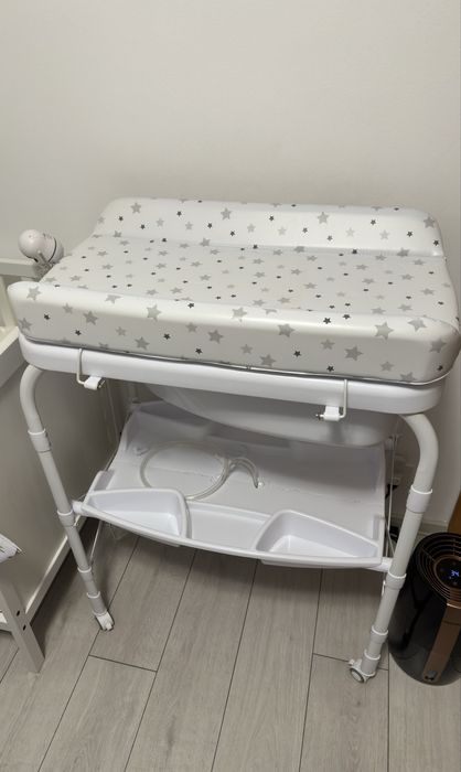 Masa de infasat cu cadita inclusa, Mappy Stars 2 in 1