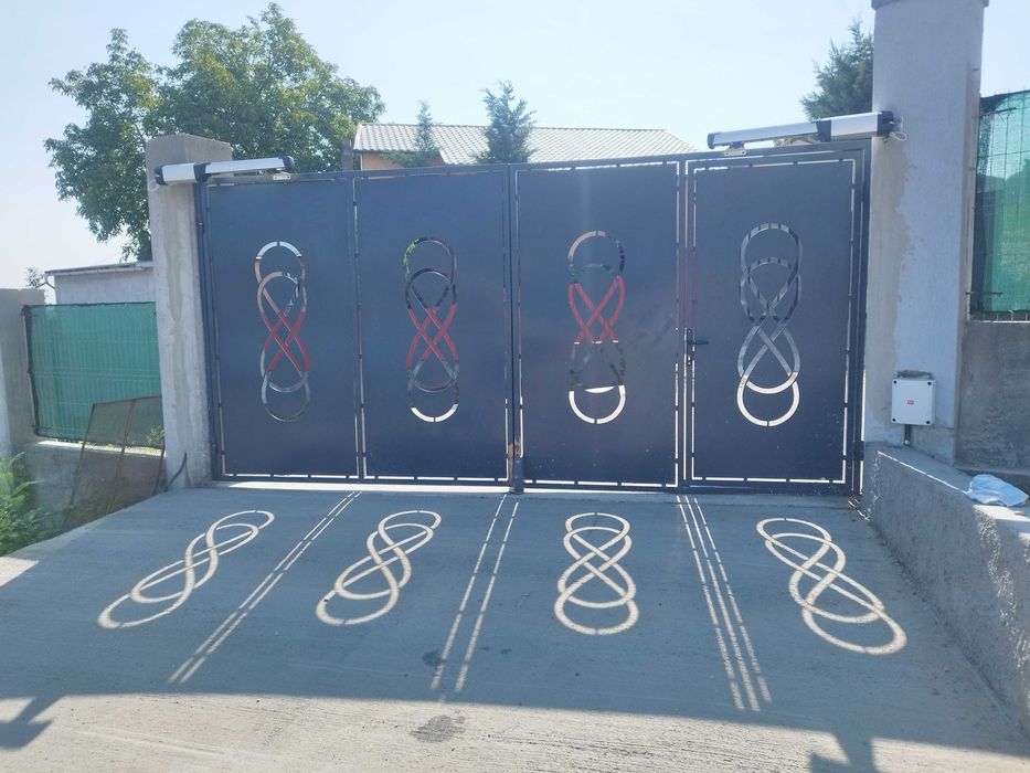 Porți din tablă decupată laser – 3 mm – Livrare în toată România