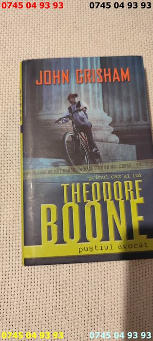 carte carti THEODORE BOONE Pustiul avocat de John Grisham