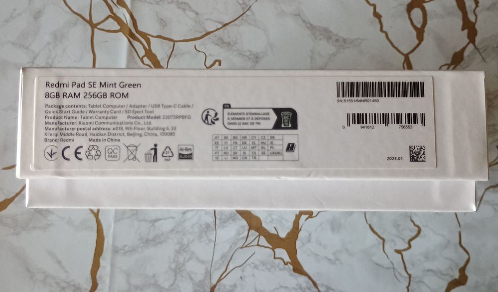 Redmi Pad SE 8GB RAM / 256GB ROM – Mint Green – Ca nou