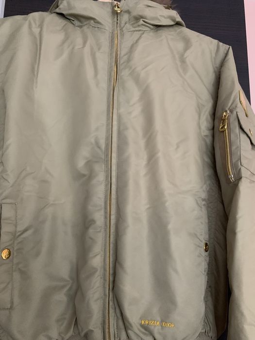 Bik Bok зимно палто,изкуствен косъм / Krizia Dior,естествен пух