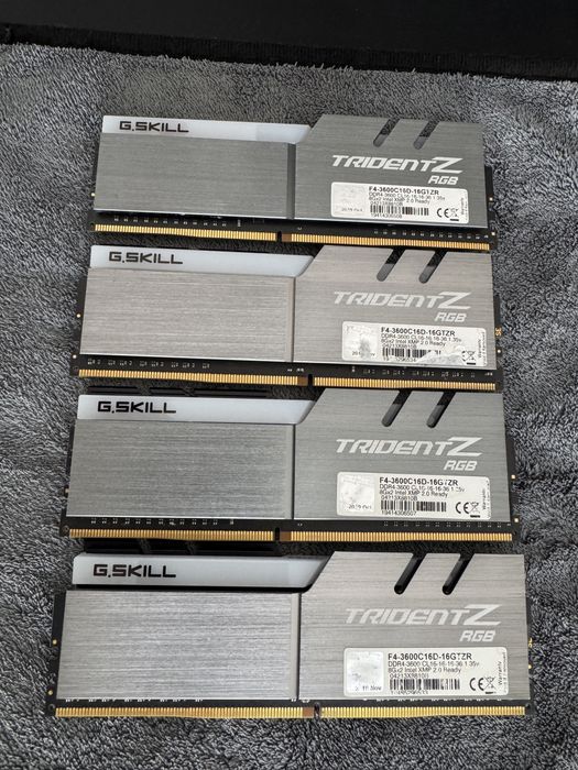 G.skill tridentz rgb 32gb 3600mhz