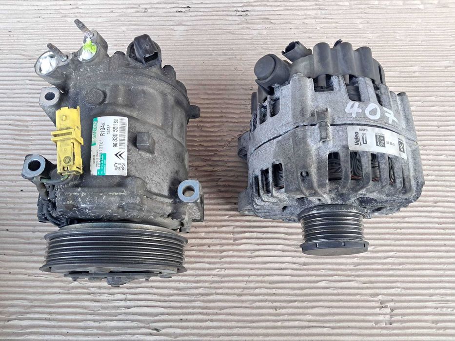 Peugeot 407, Citroen C5, alternator, compresor AC, electromotor 2.0 D