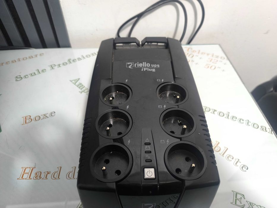 UPS Riello iPlug IPG 600 FR cu 6 prize Schuko