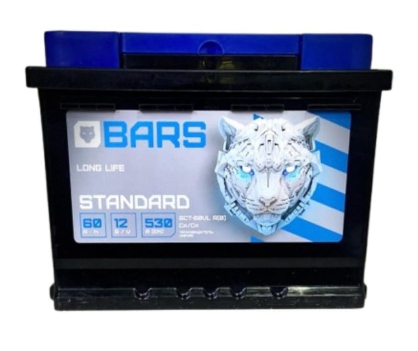 Аккумулятор  BARS (БАРС) SILVER 6СТ-60 АПЗ 60AH