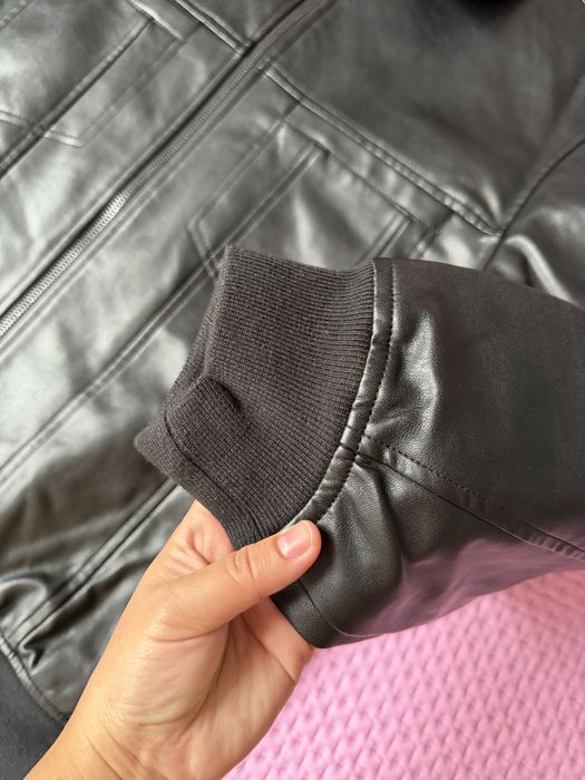 Кожанная куртка осенняя
