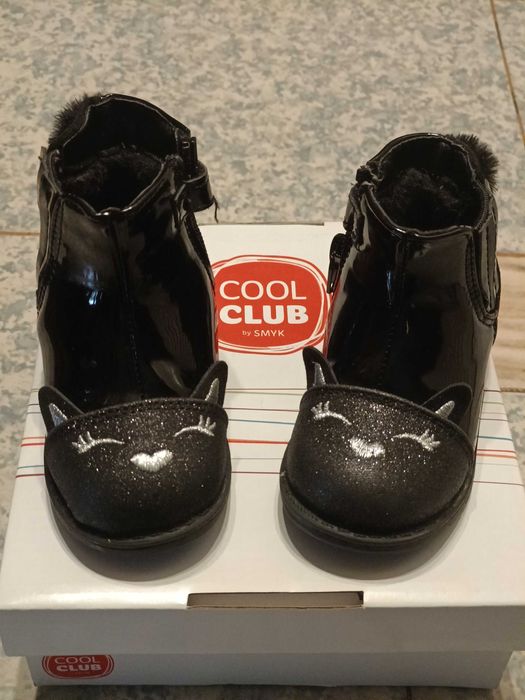 Ghete îmblănite negre, fetițe, marime 21