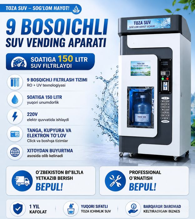 Vending suv filtr aparat