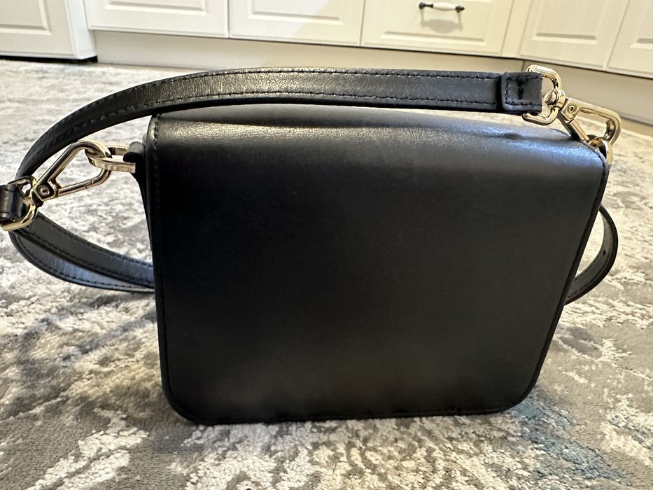 Geanta piele Musett ,culoare negru, dimensiuni 17x13,stare foarte buna