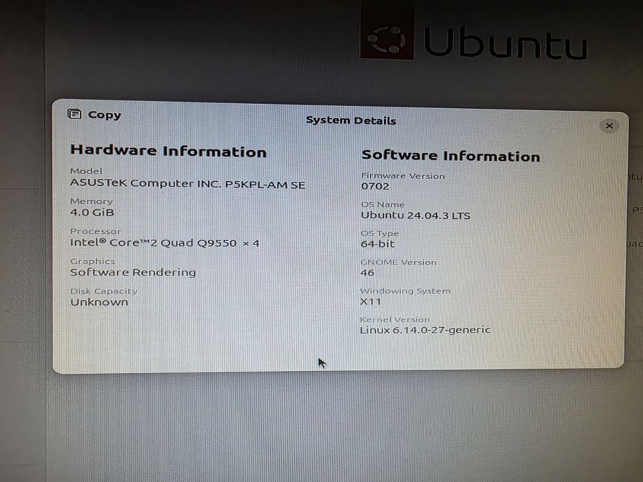 Computer calculator home server intel quad core