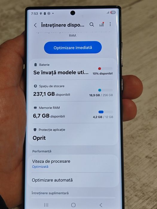 Samsung S22 ultra 256 gb stare foarte bună
