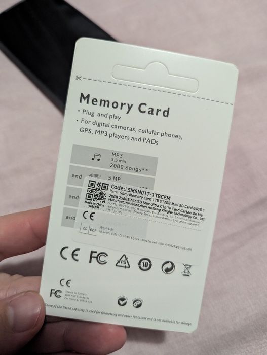 Micro SD card Sony 1TB