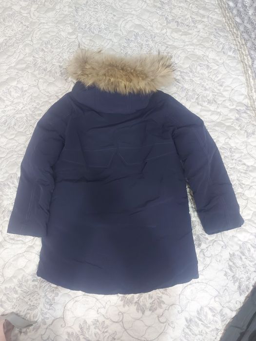 Зимний пуховик с брюками для девочки