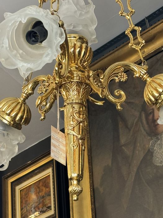 Candelabru din bronz masiv/