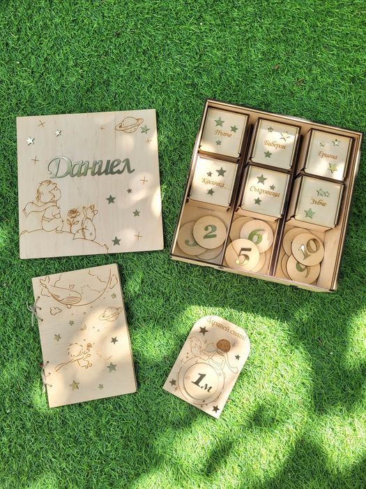 Персонализирани кутии за съкровища. Подарък за бебе. Погача