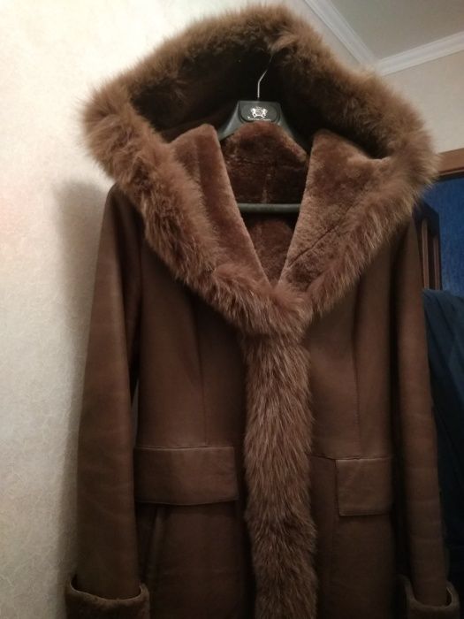 продам дубленку турция , 46-48 размер