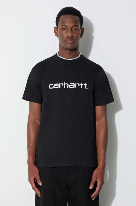 Carhartt WIP Script T shirt мъжка черна тениска размер S