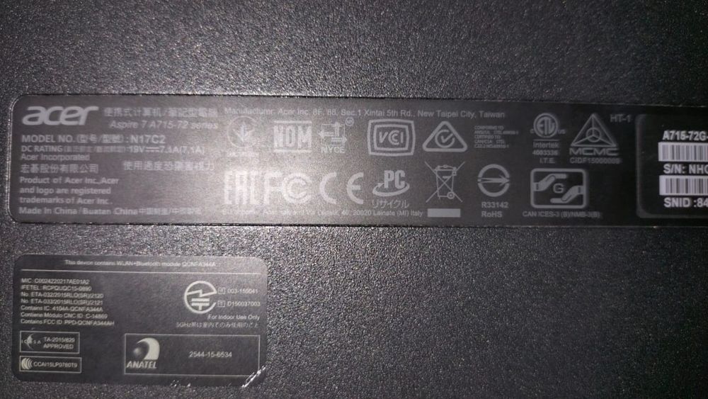 Ноутбук Acer 1 терабайт