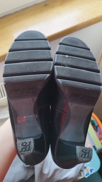 Vând pantofi piele negri Paul Green 39