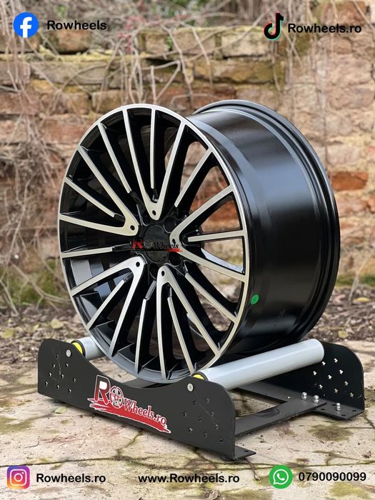 Jante Mercedes19 R19 AMG Negru lucios R19 W222 W221 W212 W204 W205 W213 Roti Mercedes Benz R19