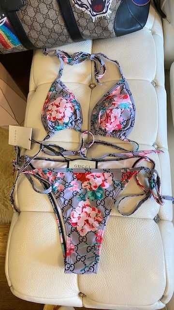 Бански Гучи бикини THONGUE*Gucci Technical Bloom